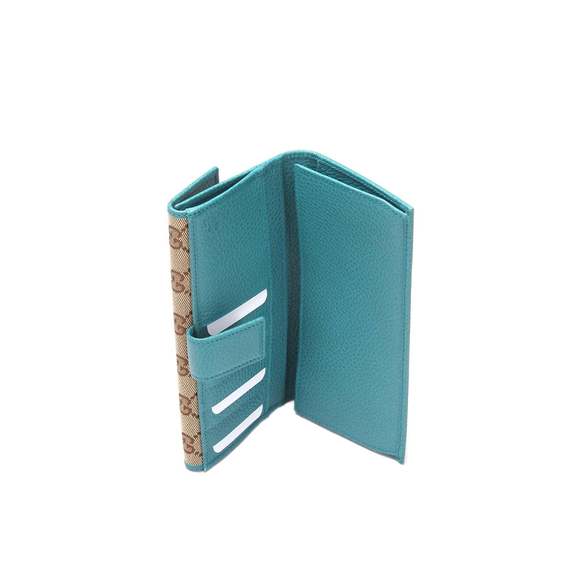 GUCCI Women's Canvas Continental Wallet in Brown - Excellent Condition in Brown - Picture 7 of 10